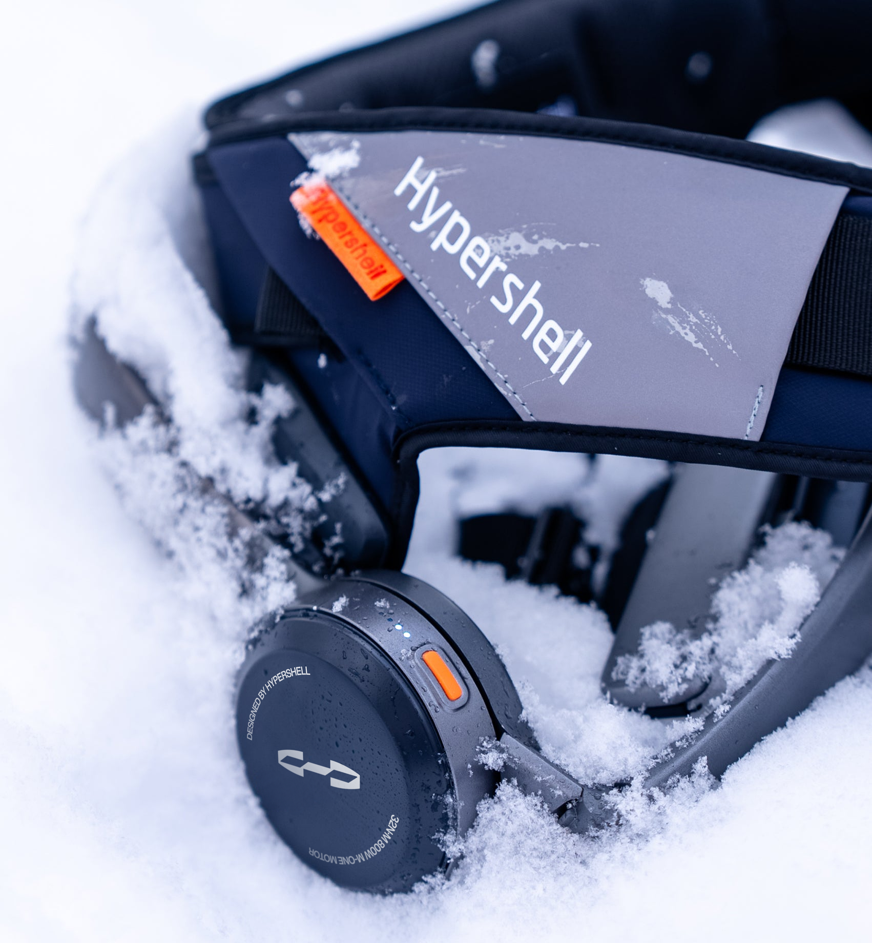 雪の中の Hypershell モーターユニット